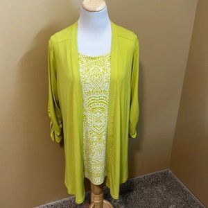 🐝 Susan Graver 2 Piece Blouse Set